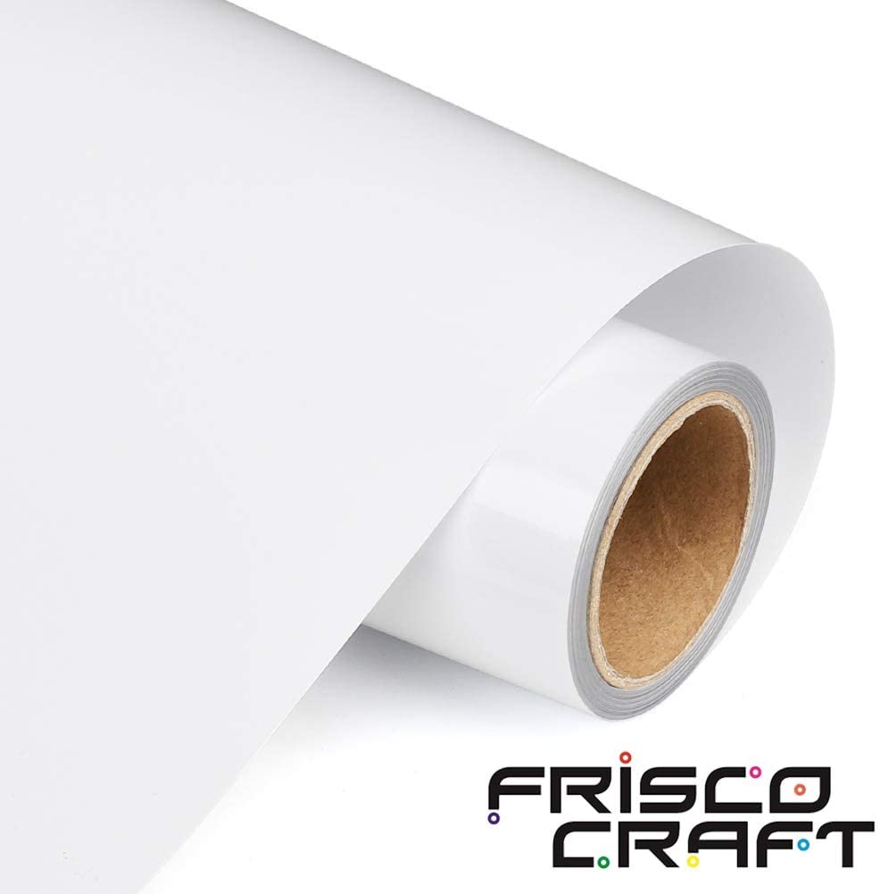 Frisco Craft Heat Transfer Vinyl HTV for T-Shirts Roll - White