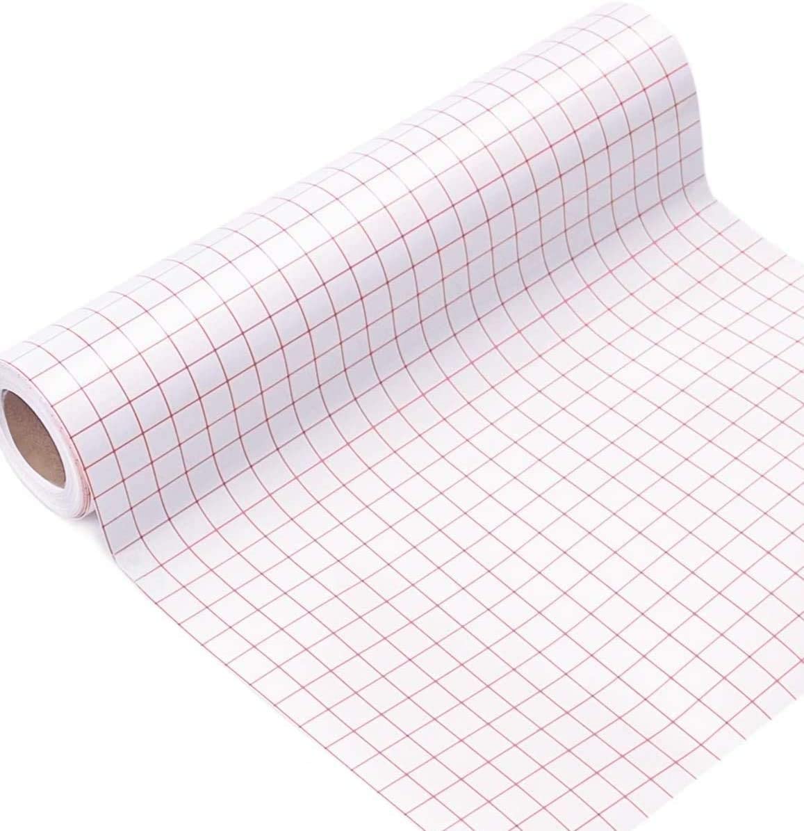 One Roll Transfer Tape For Viny Red Alignment Grid Clear - Temu