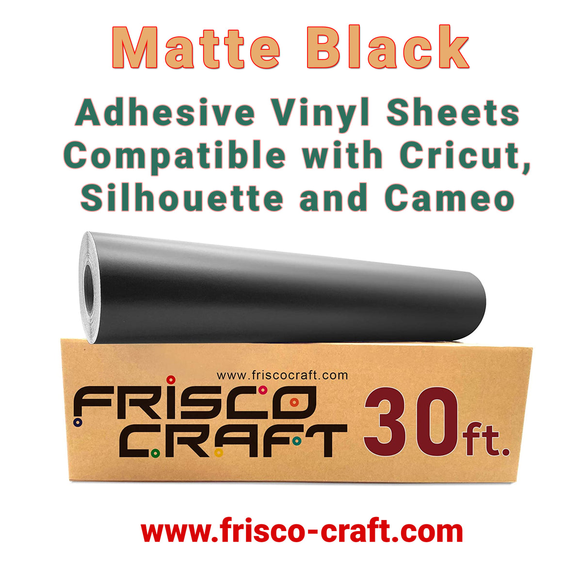 Black Adhesive Vinyl 