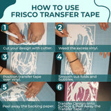 Clear Transfer Tape for Vinyl | Frisco Craft C-370