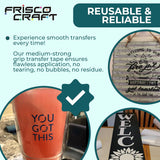 Clear Transfer Tape for Vinyl | Frisco Craft C-370