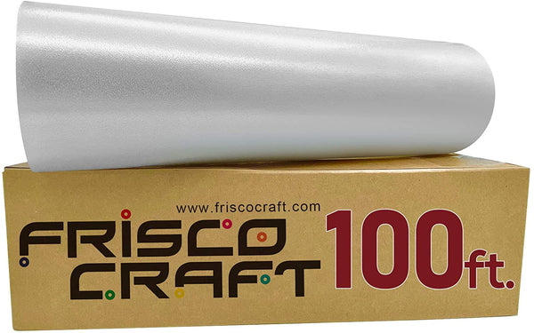Frisco Craft Transfer Tape Roll 12" x 100 Feet Clear Registration Tape | Application Tape Compatible with Cricut Cameo Self Adhesive Vinyl for Signs Stickers Decals Walls Doors Windows