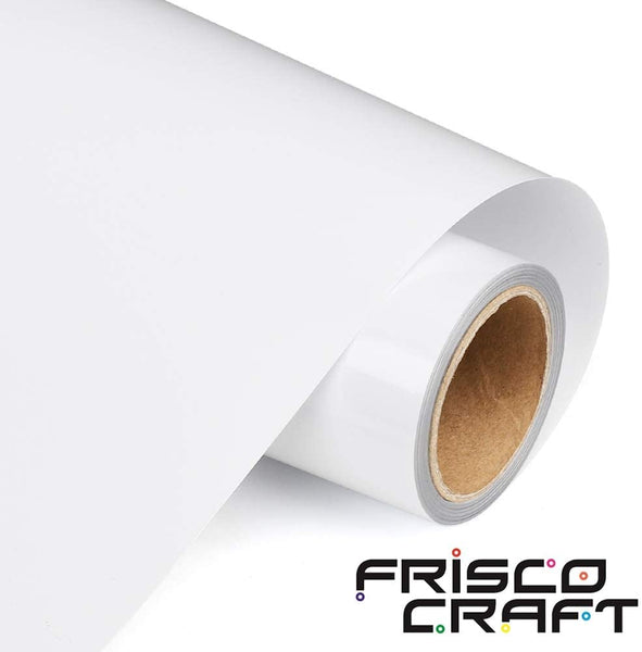 White Matte Heat Transfer Vinyl Roll