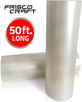 Frisco Craft Transfer Tape for Vinyl Feet Clear Lay Flat | Application Tape Perfect for Self Adhesive Vinyl for Signs Stickers Decals Walls Doors Windows