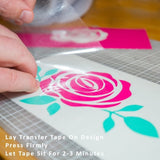 Frisco Craft [Medium Tack] Clear Transfer Paper Tape Perfect Application Tape for Stencil Vinyl, Adhesive Vinyl for Decals, Signs, Windows, Sticker
