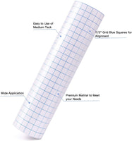 Frisco Craft Transfer Tape for Vinyl Feet Clear Lay Flat | Application Tape Perfect for Self Adhesive Vinyl for Signs Stickers Decals Walls Doors Windows