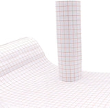 Frisco Craft Clear Premium Tack Vinyl Transfer Paper Tape Roll-12 x 50 FT w/Alignment Grid Application Tape for Cricut & Silhouette Cameo, Adhesive Vinyl for Decals,Signs, Windows, Stickers