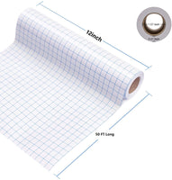 Frisco Craft Transfer Tape for Vinyl Feet Clear Lay Flat | Application Tape Perfect for Self Adhesive Vinyl for Signs Stickers Decals Walls Doors Windows