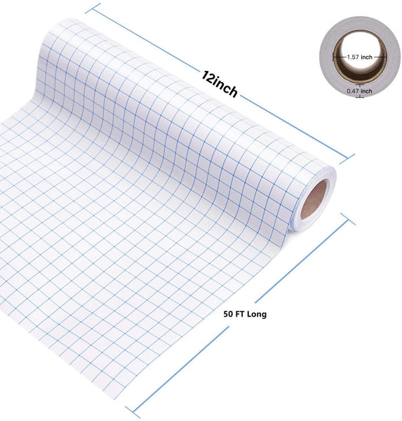 Frisco Craft [Medium Tack] Clear Transfer Paper Tape Perfect Application  Tape for Stencil Vinyl, Adhesive Vinyl for Decals