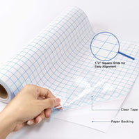 Frisco Craft Transfer Tape for Vinyl Feet Clear Lay Flat | Application Tape Perfect for Self Adhesive Vinyl for Signs Stickers Decals Walls Doors Windows